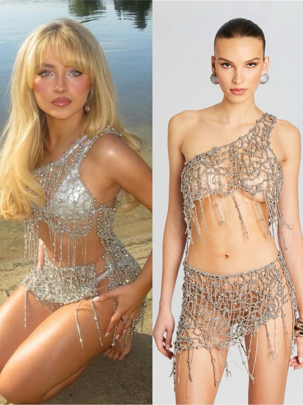 Retrofete Lucienne Bra Top & Ilyria Skirt Set ASO Sabrina Carpenter
